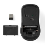 Nedis Mus | Trådløs | 800 / 1200 / 1600 dpi | Justerbar DPI | Antal knapper: 4 | Til begge hænder