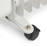 Nedis Mobil Olie Radiator | 800 / 1200 / 2000 W | 9 Finner | Justerbar termostat | 3 Varmeindstillinger | Fald over beskyttelse | Hvid