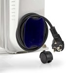 Nedis Mobil Olie Radiator | 800 / 1200 / 2000 W | 9 Finner | Justerbar termostat | 3 Varmeindstillinger | Fald over beskyttelse | Hvid