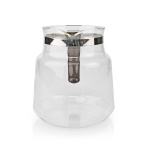 Nedis Glas Kaffe Kande | Kompatibel med: Moccamaster K / KB/ 1 0PL / Excellent 10S | 1.2 l | Brun