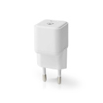 Nedis Vægoplader | 30 W | PD3.0 30W | Hurtigopladningsfunktion | 1.5 / 2.0 / 2.5 / 3.0 A | Antal output: 1 | USB-C™ | Automatisk Valgt Spænding | Hvid