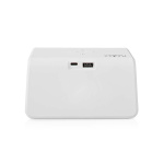 Nedis Vækkeur med Trådlås Ladning | Qi certificeret | 5 / 7.5 / 10 / 15 W | USB-A Male | Natlys | 2 Alarmtider | Snooze funktion