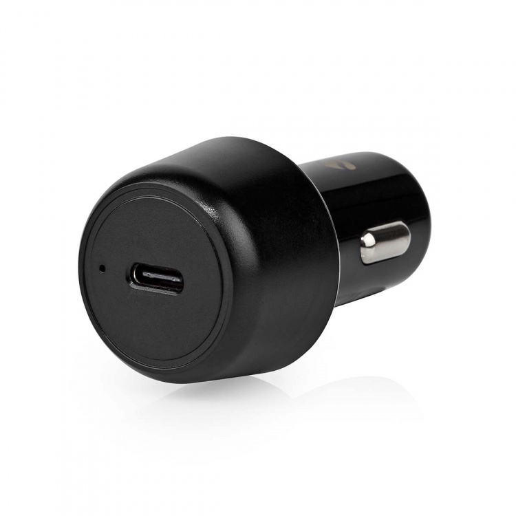 Nedis Biloplader | 30 W | 2.0 / 3.0 A | Antal output: 1 | Porttype: USB-C™ | Automatisk Valgt Spænding
