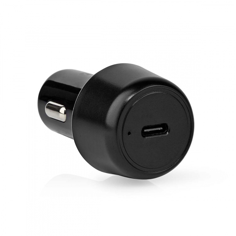 Nedis Biloplader | 30 W | 2.0 / 3.0 A | Antal output: 1 | Porttype: USB-C™ | Automatisk Valgt Spænding
