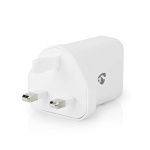 Nedis Vægoplader | 18 W | QC3.0 | Hurtigopladningsfunktion | 3.0 A | Antal output: 1 | USB-A | Automatisk Valgt Spænding | Hvid