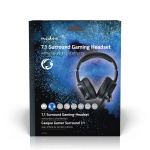 Nedis Gaming Headset | Over-Ear | Surround | USB Type-A | Fold-Away Mikrofon | 2.10 m | LED