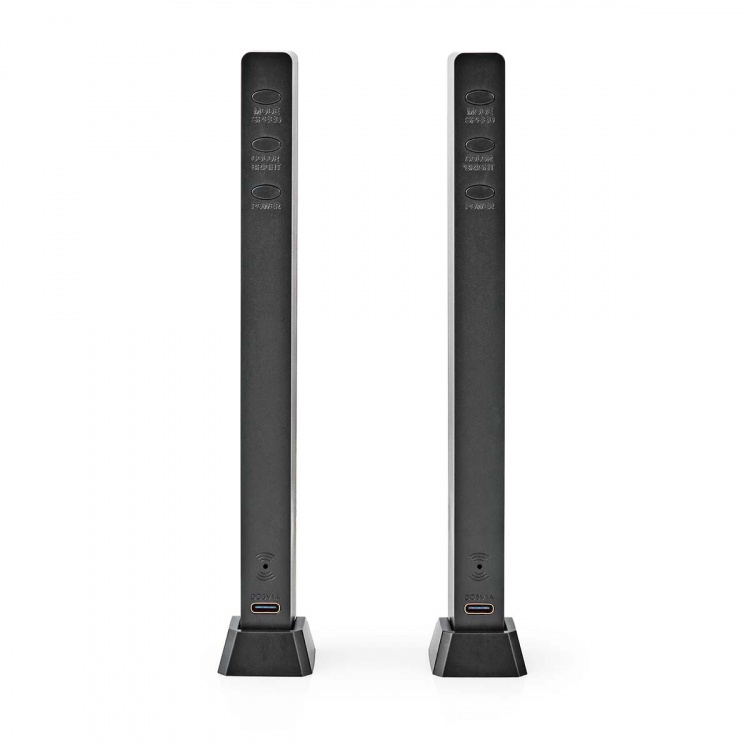 Nedis Gaminglys | RGB | Batteri | Brugt til: Desktop / Notebook | Sort