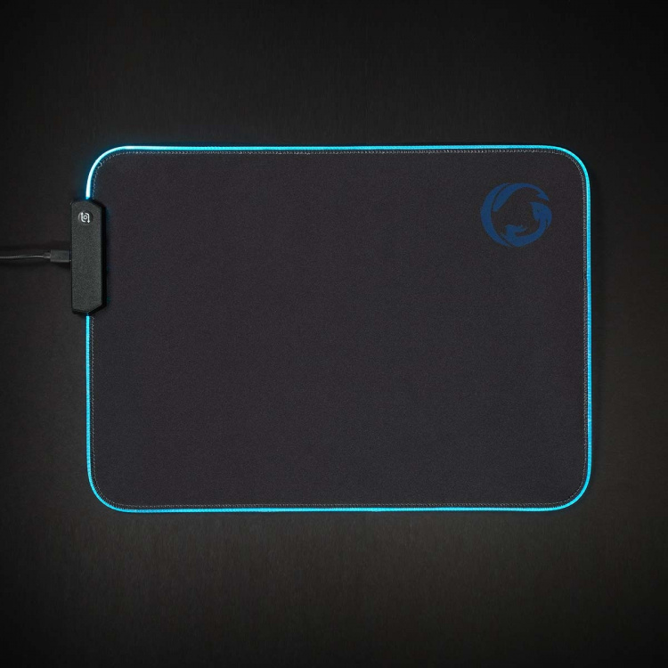 Nedis Gaming musemåtte | Gummi / Mikrofiber | Sort