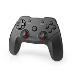 Nedis Gamepad | Trådløs | Batteri | PC | Antal knapper: 11 | Kabellængde: 1.00 m | Sort