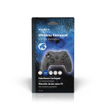 Nedis Gamepad | Trådløs | Batteri | PC | Antal knapper: 11 | Kabellængde: 1.00 m | Sort