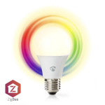 Nedis SmartLife Fuld Farve Pære | E27 | 806 lm | 9 W | RGB / Varm til kølig hvid | 2200 - 6500 K | Android™ / IOS | Pære | 1 stk