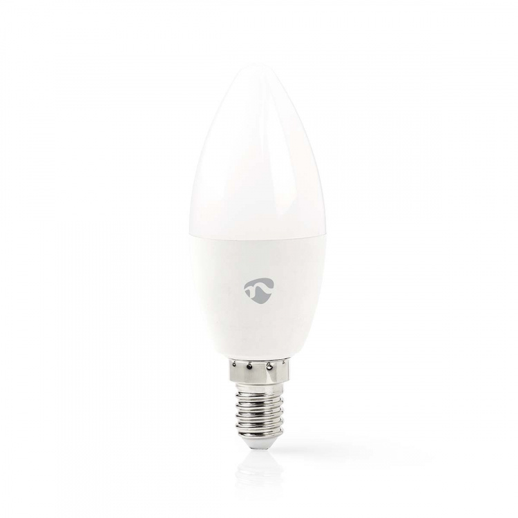 Nedis SmartLife Fuld Farve Pære | E14 | 470 lm | 4.90 W | RGB / Varm til kølig hvid | 2200 - 6500 K | Android™ / IOS | Stearinlys | 1 stk