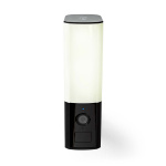 Nedis SmartLife udendørskamera | Omgivende lys | Full HD 1080p | IP65 | Cloud Storage (mulighed) / microSD (ikke inkluderet) / Onvif | 100 - 240 V AC | Med bevægelsessensor | Nattesyn | Sort