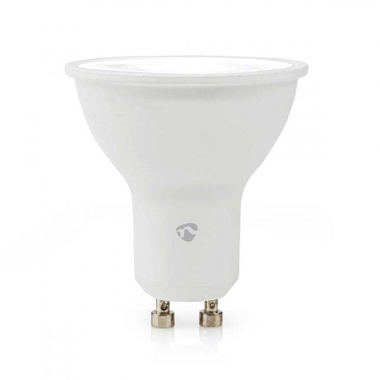 Nedis SmartLife Fuld Farve Pære | GU10 | 345 lm | 4.70 W | RGB / Varm til kølig hvid | 2200 - 6500 K | Android™ / IOS | Spot | 1 stk