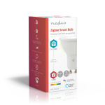 Nedis SmartLife Fuld Farve Pære | GU10 | 345 lm | 4.70 W | RGB / Varm til kølig hvid | 2200 - 6500 K | Android™ / IOS | Spot | 1 stk