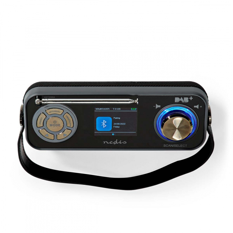 Nedis DAB+ Radio | Borddesign | DAB+ / FM | 2.40 