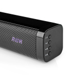 Nedis Soundbar | 2.0 | DSP Programmer | 40 W | 1 x Optisk / 1x 3.5 mm / 1x Coax Audio / 1x USB | 1x HDMI (with ARC) | Bluetooth® | Kan monteres | Sort