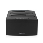 Nedis Harddisk Dockingstation | USB 3.2 Gen1 | USB Type-A | 2 Diske | 2.5 / 3.5 