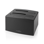 Nedis Harddisk Dockingstation | USB 3.2 Gen1 | USB Type-A | 2 Diske | 2.5 / 3.5 