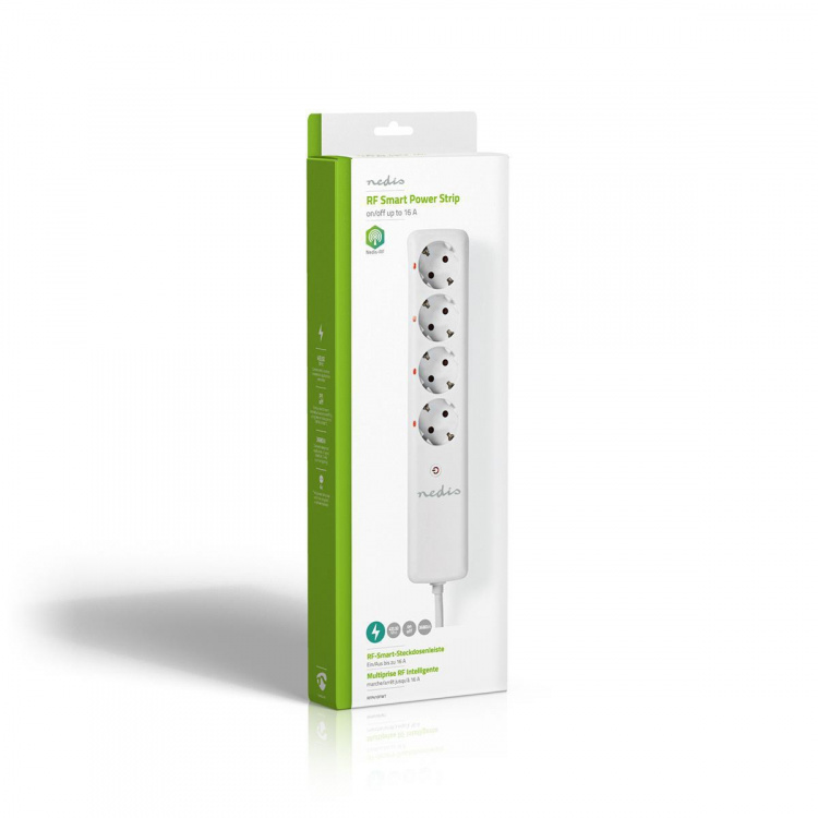 Nedis RF-Stik | RF, frequency 433 Mhz | 3680 W | EU stik / Type F (CEE 7/7) | Hvid