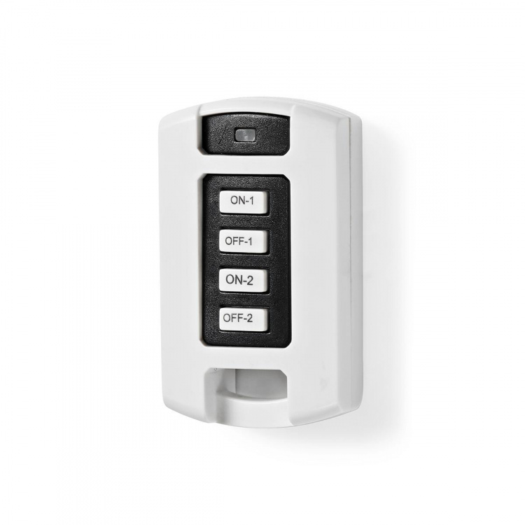 Nedis RF Fjernbetjening | 2 Kanaler | Programmerbare knapper