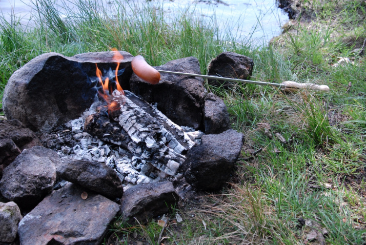 Grillpinne teleskop - 80 cm