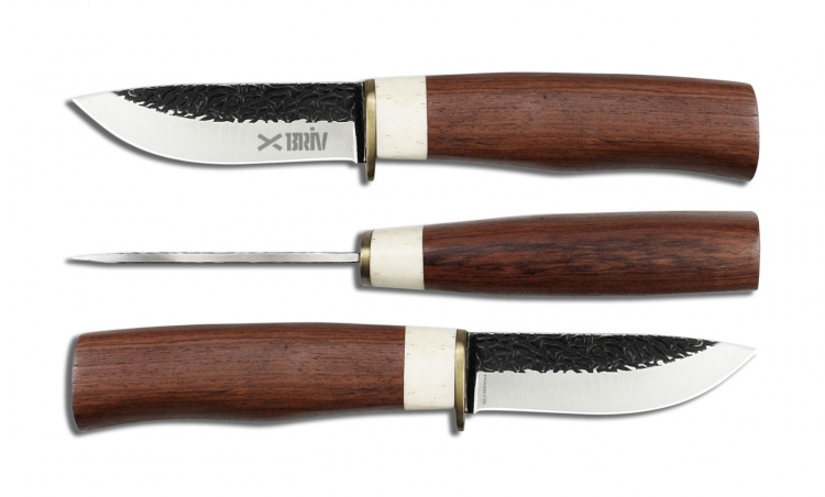 Jaktkniv Sarek ben/rosenträ 20 cm 420SS