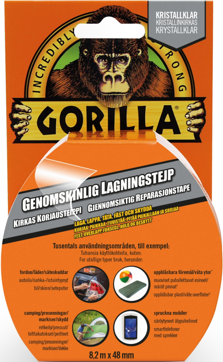 Gorilla Tape Monteringstape 1,52 m x 25,4 mm
