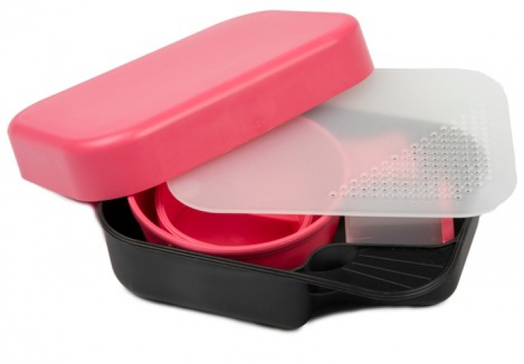 Briv Tallrikslåda Komplett Rosa