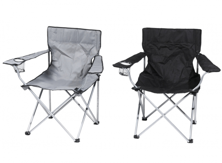 Campingstol m armstöd