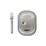 Lunchbox B+B Small Stainless 600 ml Oliv