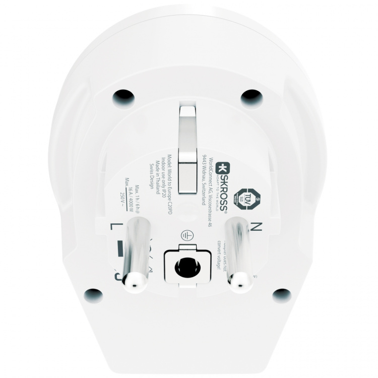SKROSS C20PD Reseadapter Europa USB-C PD 20W