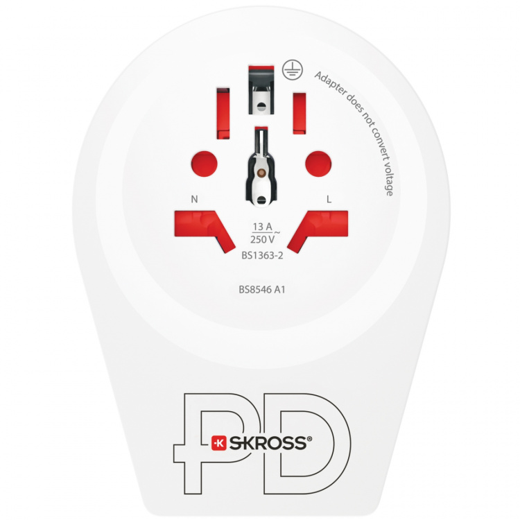 SKROSS C20PD Reseadapter Europa USB-C PD 20W