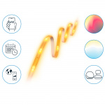 WiZ WiFi LED-Strip 4m inkl strömadapter Promo