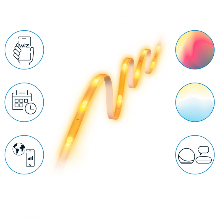 WiZ WiFi LED-Strip 4m inkl strömadapter Promo