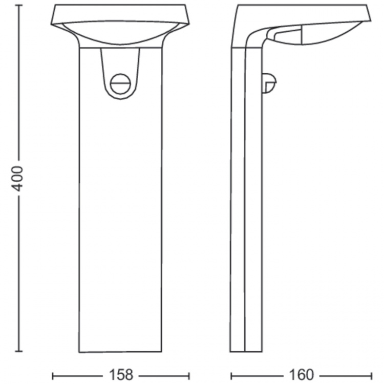 Philips Tyla Piedestal Solcell IR-sensor Philips Tyla Piedestal Solcell IR-sensor