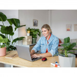 Trust Yvi+ Trådlös mus Eco-design Röd