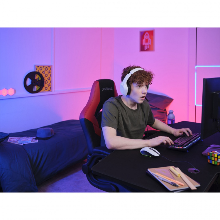 Trust GXT 415W Zirox Gaming Headset Vit Trust GXT 415W Zirox Gaming Headset Vit