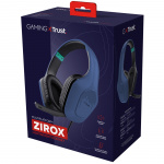 Trust GXT 415B Zirox Gaming Headset Blå