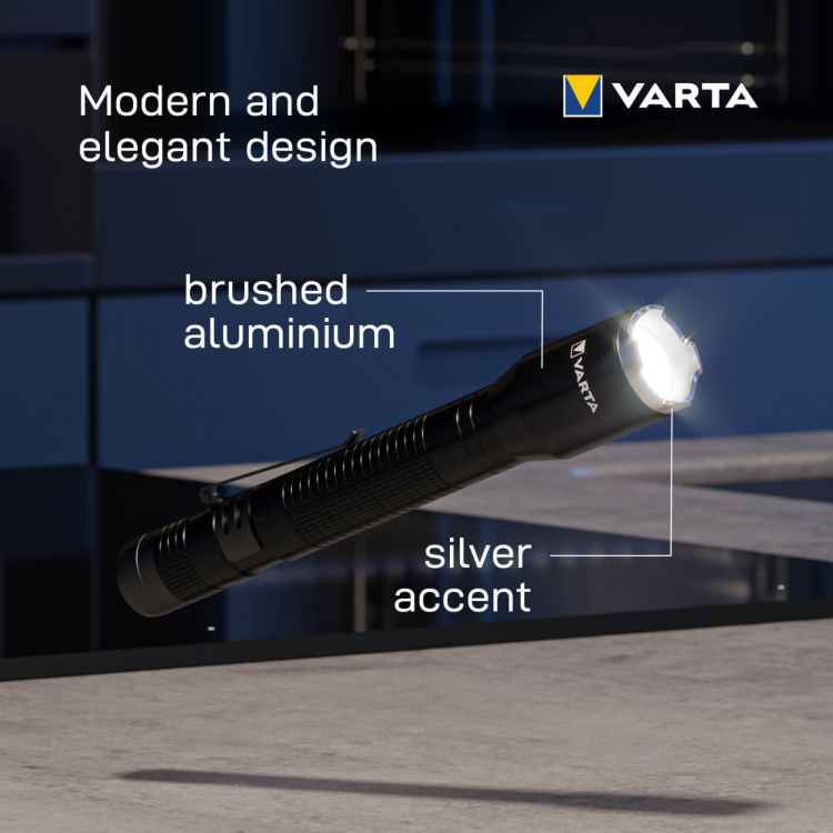 Varta Aluminium Light F10 Pro Ficklampa 150 lm Varta Aluminium Light F10 Pro Ficklampa 150 lm