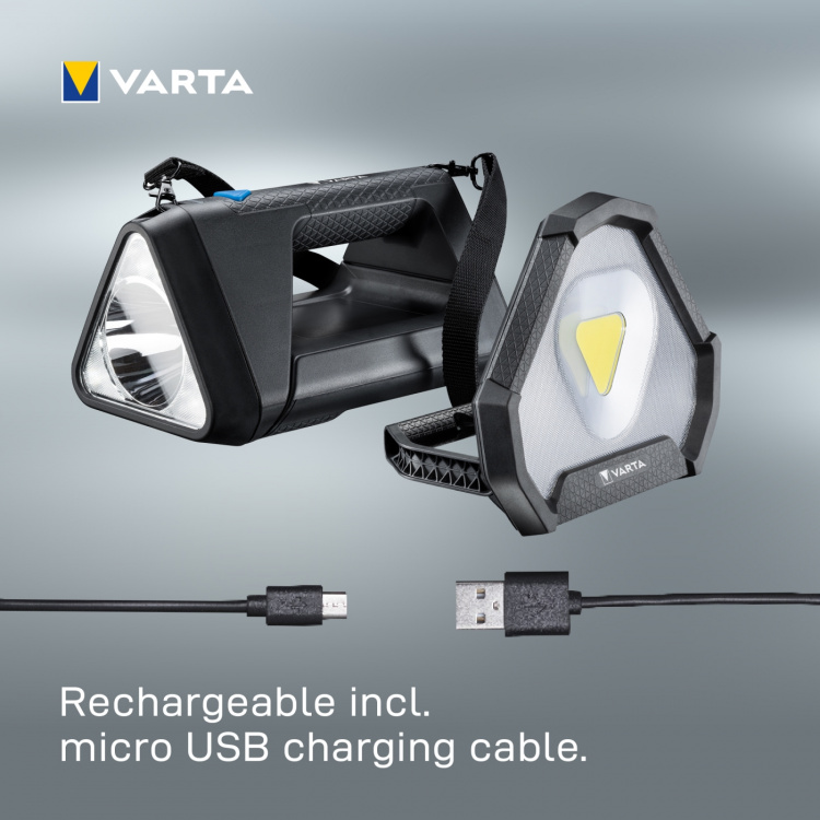 Varta Work Flex Stadium Light Arbetsbelysning uppladdningsbar IP54 1450 lm Varta Work Flex Stadium Light Arbetsbelysning uppladdningsbar IP54 1450 lm