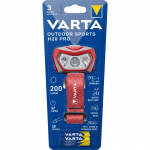 Varta Outdoor Sports H20 Pro Pannlampa 200 lm Röd Varta Outdoor Sports H20 Pro Pannlampa 200 lm Röd