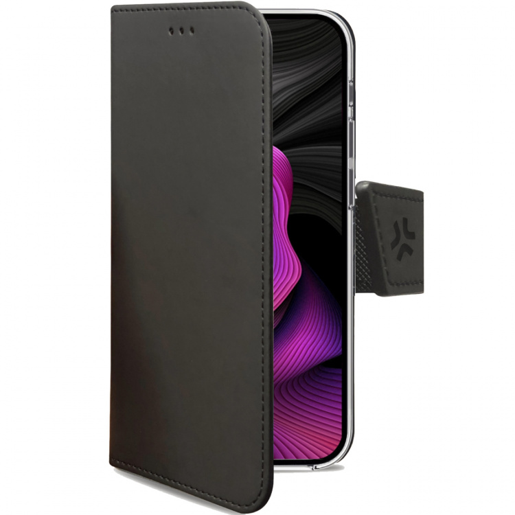 Celly Wally Wallet Case iPhone 15 Plus Svart