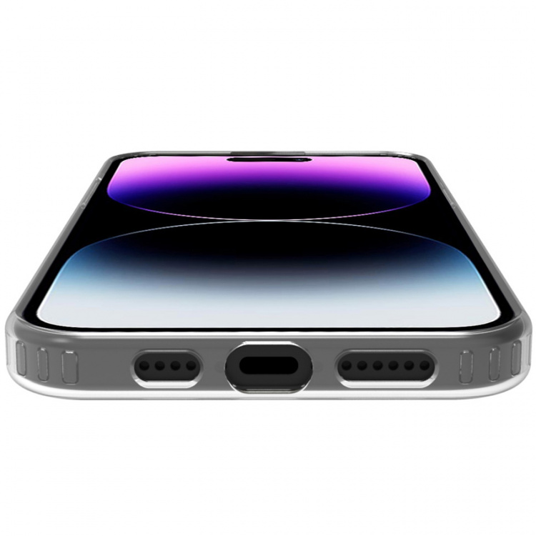 Celly Gelskinmag Magnetic TPU Cover iPhone 15 Pro Max Transparent