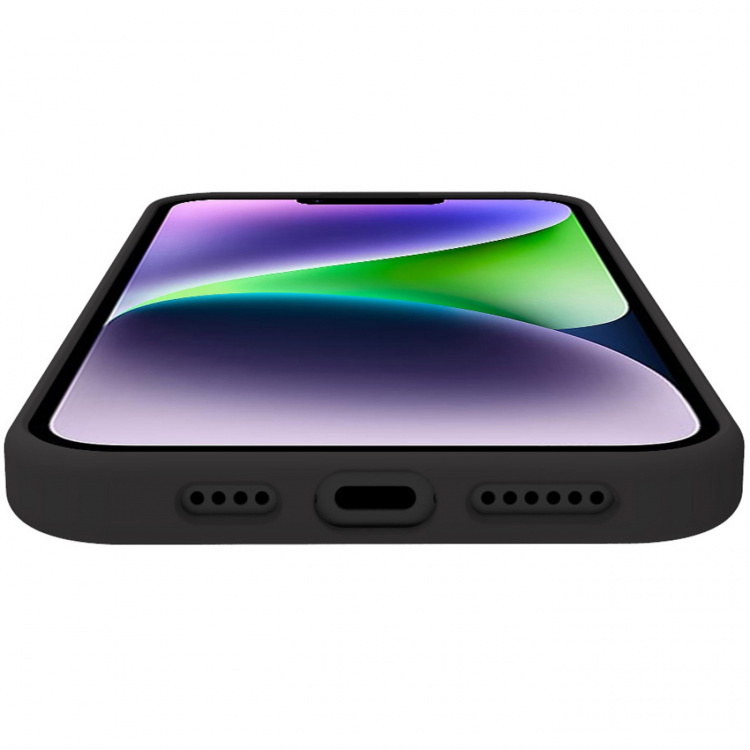 Celly Cromo Soft rubber case iPhone 15 Plus Svart