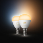 Philips Hue White Ambiance E14 Klot 2-pack