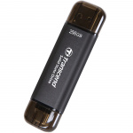 Transcend Portabel SSD ESD310C USB-C 256 GB (R1050/W950) Svart Transcend Portabel SSD ESD310C USB-C 256 GB (R1050/W950) Svart
