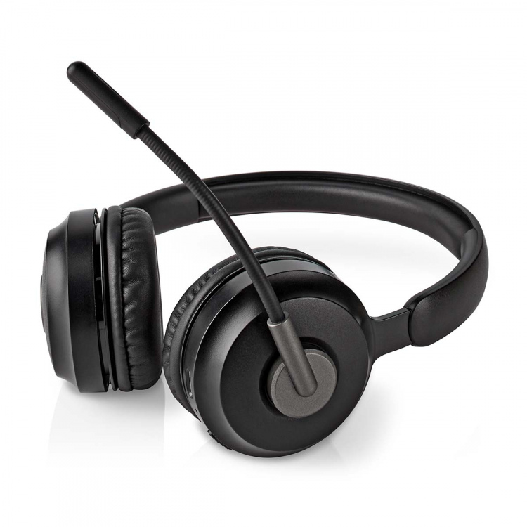 Nedis PC-headset | On-Ear | Stereo | Bluetooth | Fold-Away Mikrofon | Sort