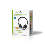 Nedis PC-headset | On-Ear | Stereo | Bluetooth | Fold-Away Mikrofon | Sort
