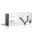 Nedis Ergonomisk Skærmbeslag | Gasfjeder | 2 Skærme | 15 - 32 